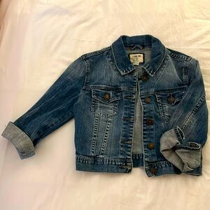 Vintage Forever21 cropped denim jacket, size small